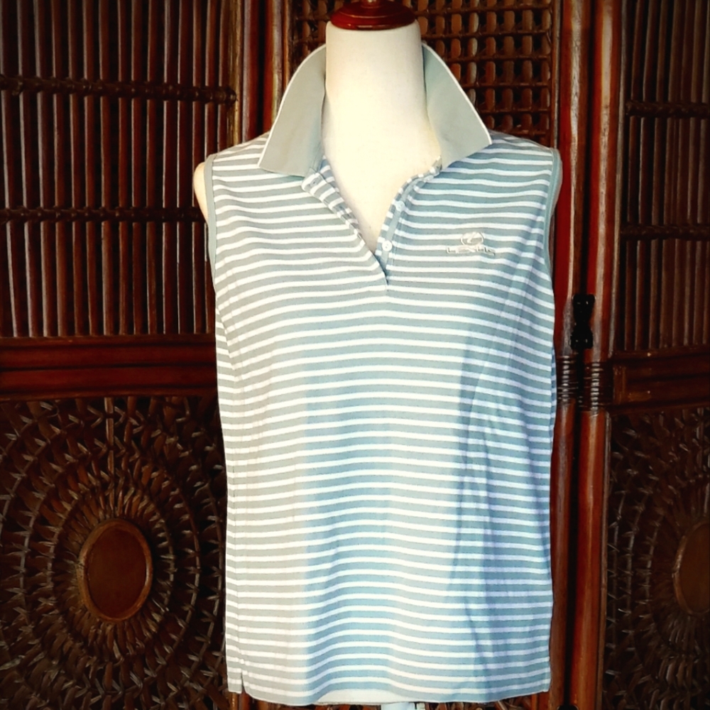 GREG NORMAN "Lexus" Play Dry Moisture Wicking Sleeveless Golf/Tennis/Polo - Med